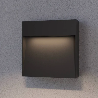 Afbeelding van Lucande Wandlamp buiten 1licht drukgegoten aluminium H: 13 cm G9 donkergrijs