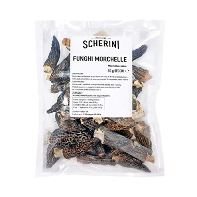 Afbeelding van Scherini Valtellina Hoogwaardige droge morchelle voor Buongustai 50 g (sponzen)