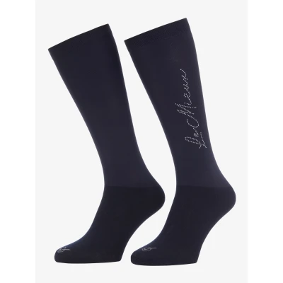 Image de LeMieux Chaussettes Sparkle Competition Marin EU 30 36