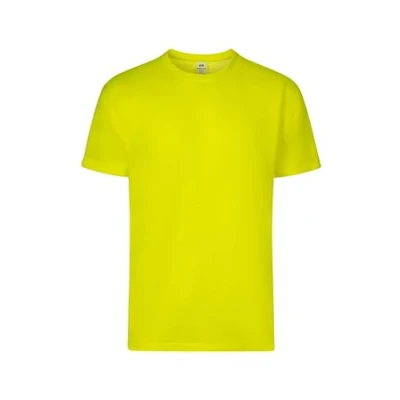 Image de Mukua Derby T shirt unisexe en polyester toucher coton, couleur Jaune fluo, taille 2XL, XXL