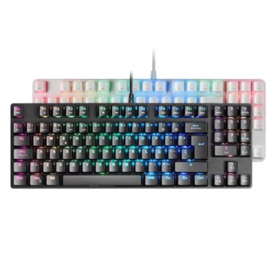 Image de Clavier Mars Gaming MKREVOPROBES Filaire QWERTY ES Noir