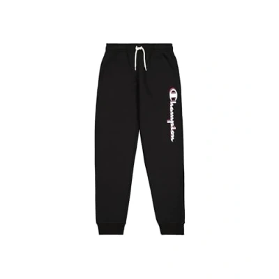 Image de Champion Pantalon de survêtement Legacy Boy Big Logo, noir, 7 8 ans, Noir (Kk001), ans