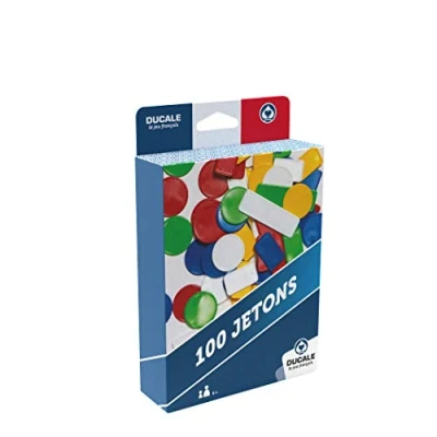 Image de Jeu de société Boîte 100 jetons Eco format