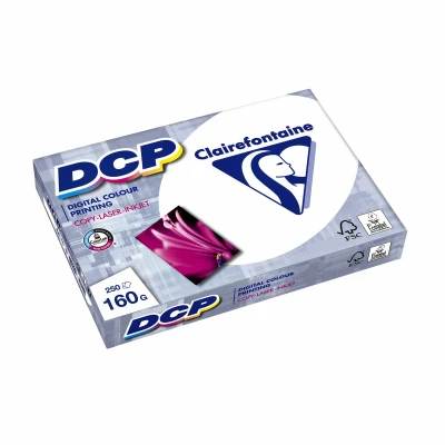 Afbeelding van Laserpapier Clairefontaine DCP A4 160gr wit 250vel