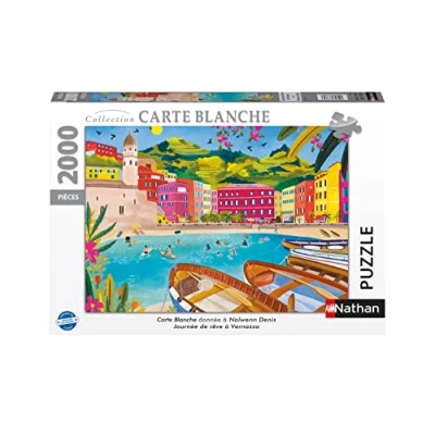 Image de Puzzle Journée de rêve à Vernazza Nolwenn Denis Collection Carte Blanche 2000 pièces