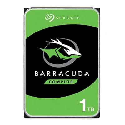 Afbeelding van Seagate BarraCuda, 1TB, Internal Hard Drive, 3,5 inch, SATA 6 GB/s, 7.200 rpm, 64 MB cache, voor Computer Desktop PC, FFP (ST1000DMZ14)