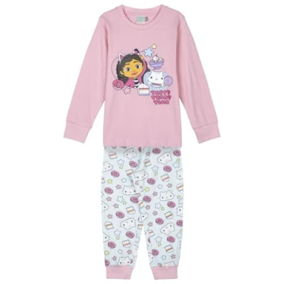 Afbeelding van Gabby&#039;s Poppenhuis Pyjama Meisjes 100% Katoen Roze