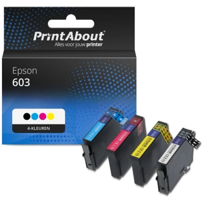Afbeelding van Huismerk Epson 603 (C13T03U64010) Inktcartridge 4 kleuren Voordeelbundel