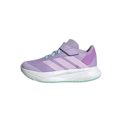 Afbeelding van adidas Performance Duramo Sneakers laag voor kinderen, Maat: 31.5, Powder plum/ice lavender/flash aqua Textiel/ synthetisch