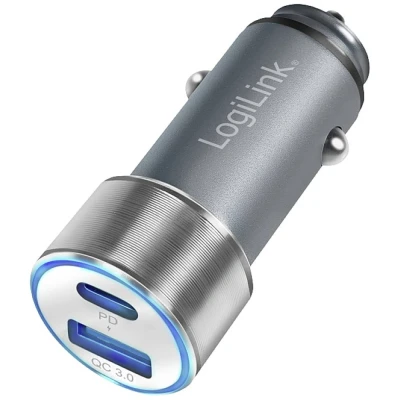 Afbeelding van LogiLink Ladegerät USB oplader 36 W Auto Uitgangsstroom (max.) 3000 mA Aantal uitgangen: 2 x C bus (Power Delivery), A Power Delivery (USB PD)