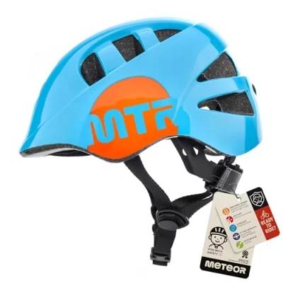 Afbeelding van Meteor Fietshelm KS08 M 52 56 cm, blauw