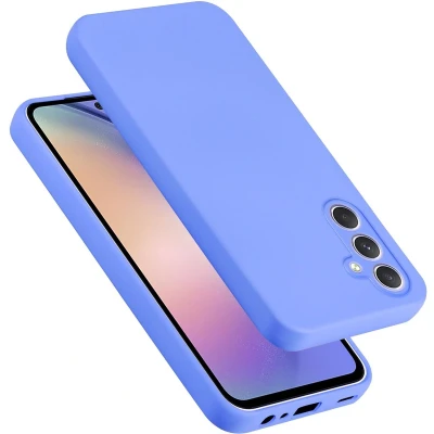 Afbeelding van Cadorabo Hoesje geschikt voor Samsung Galaxy A54 5G in LIQUID LICHT PAARS Beschermhoes gemaakt van flexibel TPU silicone Case Cover
