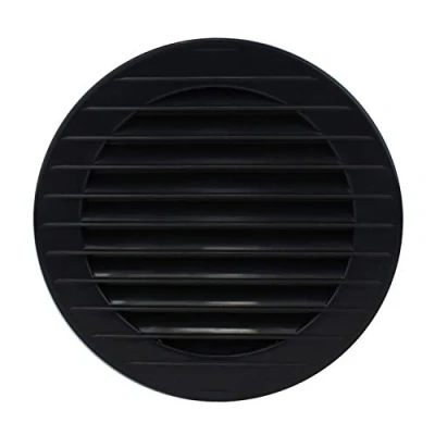 Afbeelding van MKK 17969 Ventilatierooster, buitenrooster Met insectengaas Wit, grijs, bruin 60, 70, 80, 90, 100, 110, 120, 125, 150 mm Antraciet, Ø 90