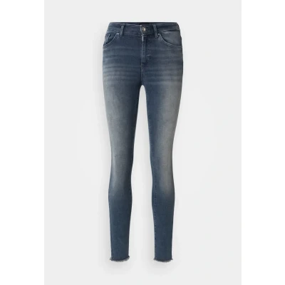 Afbeelding van ONLY Onlblush Life Mid Sk Ank Rw Rea422 Noos Damesjeans, Special Blue Grey Denim