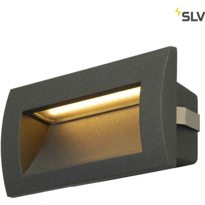 Afbeelding van SLV buiten wandlamp Downunder Out Led M antraciet