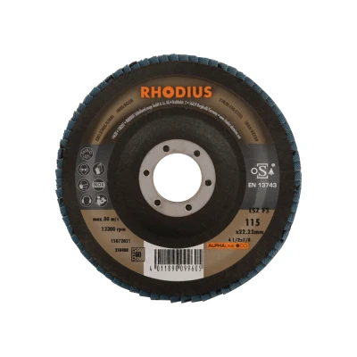 Afbeelding van Rhodius 210480 LSZ F3 Lamellenschijf Diameter 115 mm Boordiameter 22.23 RVS 1 stuk(s)