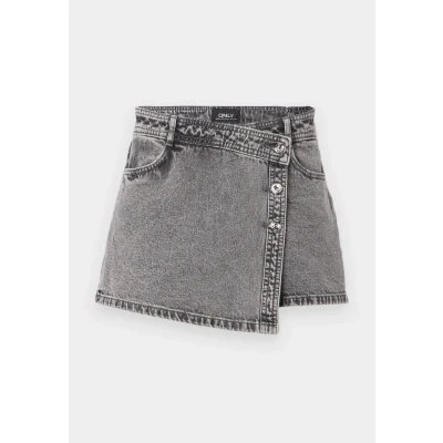 Afbeelding van ONLY Onllesly Alijn rok, Dames, Maat: Small, Light grey denim