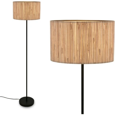 Afbeelding van Vloerlamp Slama, natuurlijke kleur, metaal, zeegras, E27