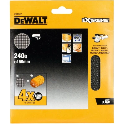 Afbeelding van DeWALT DTM3127 Mesh Schuurgaas ø 150mm K240 VE=5