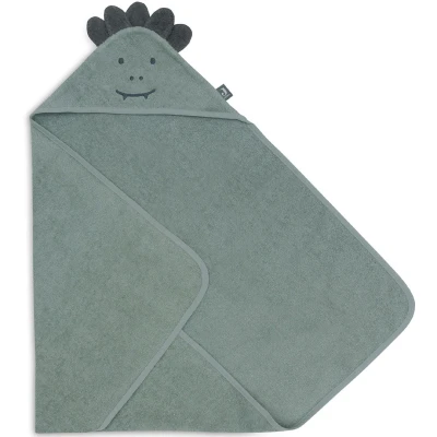 Afbeelding van Jollein Badcape Badstof 75x75cm Jungle Jambo Croco