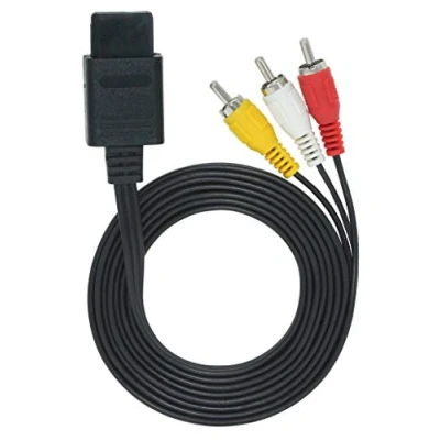 Afbeelding van OSTENT AV Audio Video A/V TV kabel voor Nintendo 64 N64 Gamecube NGC SNES SFC