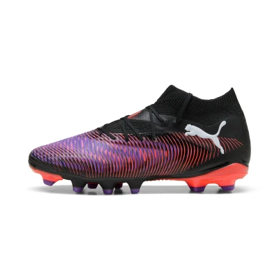 Afbeelding van FUTURE 8 PRO FG/AG voetbalschoenen voor Dames, Zwart/Rood/Wit, Maat 43 PUMA