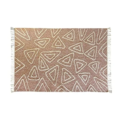 Afbeelding van Tapijt DKD Home Decor Roze Terra cotta Wit Franjes Stads (160 x 230 1 cm)