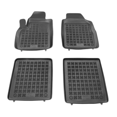 Afbeelding van REZAW PLAST 201502 Vloermatset Rubber voor en achter 4 Zwart Op maat gemaakt FIAT: Panda II Hatchback