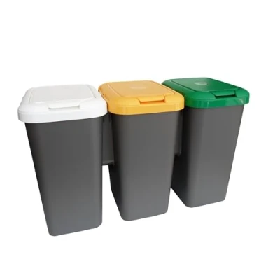 Afbeelding van Recycling prullenbak Tontarelli 8105744A28E (3 Stuks)