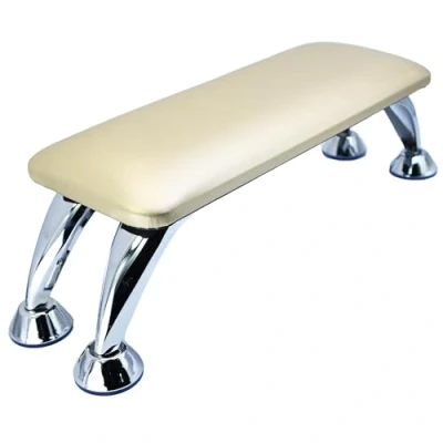 Afbeelding van AMOYUN Gouden manicurekussen, nagelsteunkussen, handkussen voor nagels, voetkussen beginners, nagelstandaard, technisch tafel, leer, antislip, kantoor