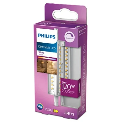 Image de Philips LED lamp Neutraal wit licht 120 W R7S 118 mm Energiezuinig Dimbaar Buisvormige steeklamp