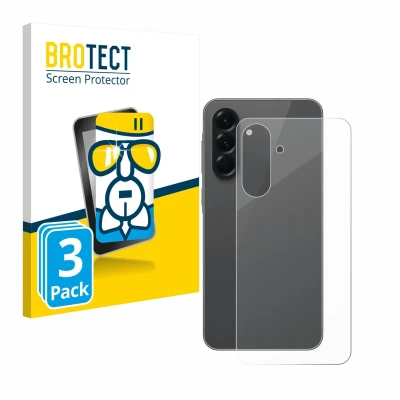 Afbeelding van BROTECT Screenprotector voor Samsung Galaxy A56 (Achterkant) Folie Beschermfolie Beschermglas transparant (3 Stuks)