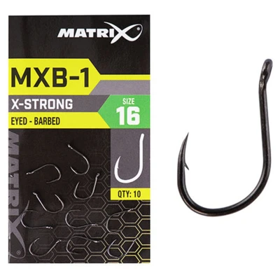 Afbeelding van Matrix MXB 1 Barbed Eyed (10 pcs) Maat : size 16
