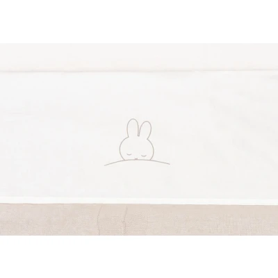Afbeelding van Jollein Laken Wieg 75x100cm Sleepy Miffy Funghi