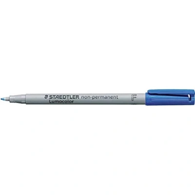 Afbeelding van Staedtler LumoColor 316 Permanente viltstift, fijne punt, 0,6 mm, blauw