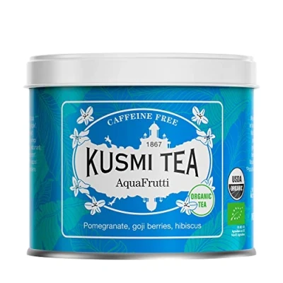 Afbeelding van Kusmi Tea AquaFrutti Losse Thee 100 Gram Blauw