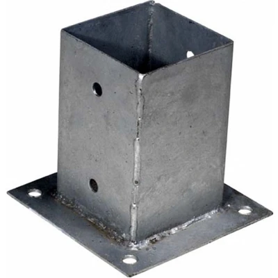 Afbeelding van Wovar Paalhouder op plaat 12 x 14 cm Per Stuk
