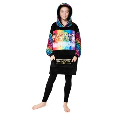 Afbeelding van Rainbow High Trui voor kinderen, meisjes, sweatshirt, oversized, fleece, kleding jongeren, eenheidsmaat, Meerkleurig