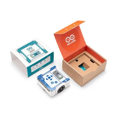 Afbeelding van Arduino ALVIK [AKX00066] Officiële robot, programmeerbaar, compatibel met MicroPython, aangedreven Nano ESP32, lijntracking afstand en meerdere sensoren, aansluitingen voor Lego Technic