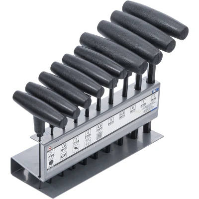 Afbeelding van BGS Schroevendraaierset met T greep 2 10 mm inbus delig