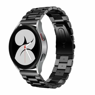 Afbeelding van Garmin Vivoactive 5 / 3 Stalen schakelband Zwart