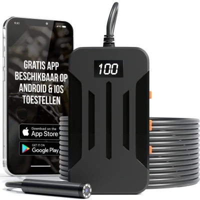 Afbeelding van Strex Inspectiecamera 10M Android/IOS IP68 Waterdicht 1080P HD LED Verlichting Endoscoop