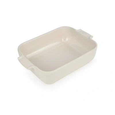 Afbeelding van Peugeot 60084 Appolia Rechthoekige Keramische Ovenschaal 25 Cm Ecru