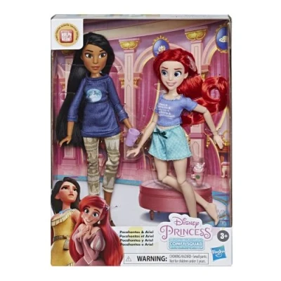 Image de Poupées Hasbro Disney Princess Ariel et Pocahontas 26 cm
