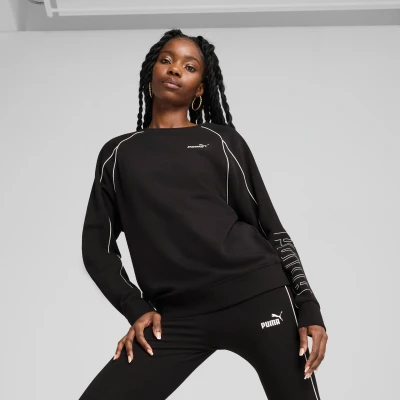 Image de Sweat ras du cou dÃ©contractÃ© PUMA SPORT Femme