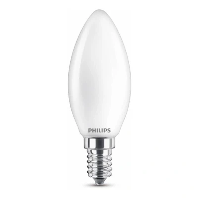 Image de PhilipsPhilips Ampoule LED 4,3W Verre Flamme (470lm) E14