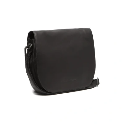 Afbeelding van The Chesterfield Brand Leren Schoudertas Zwart Millie