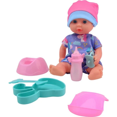 Afbeelding van Baby Rose Drinken Plasbabypop, 20cm