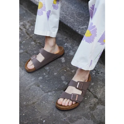 Afbeelding van Birkenstock Arizona Muiltjes, Maat: 43, Mocca Hoogwaardig imitatieleer