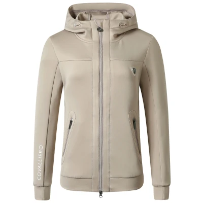 Image de Covalliero Pull col Hoodie SS25 BeigeVendu par Agradi